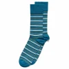 ECCO Classic Striped Mid Cut> Sokker